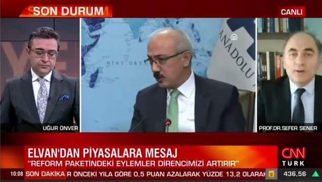 Prof. Dr. Sefer Şener ekonomiyle ilgili gelişmeler hakkında açıklamalarda bulundu