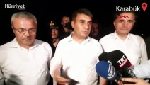 Karabük Valisi Fuat Gürel, yangının kısmen kontrol altına alındığını açıkladı