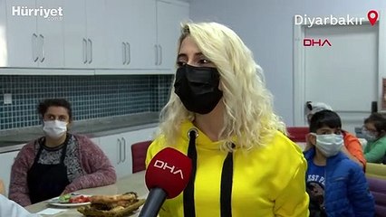 Diyarbakır kahvaltısı, down sendromlu çocuklardan