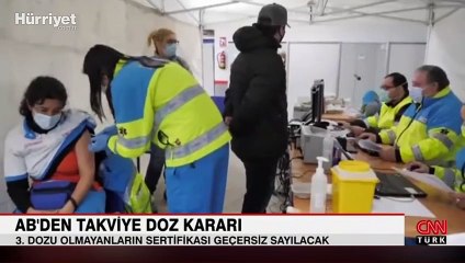 AB'den takviye doz kararı