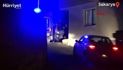 Evinin önünde bacağından vuruldu