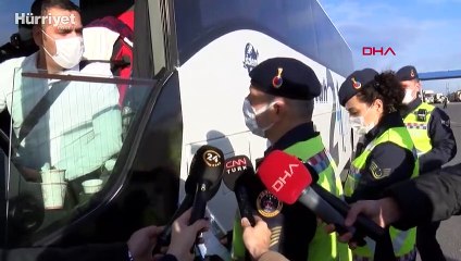 Kuzey Marmara Otoyolu'nda kış lastiği denetimi yapıldı