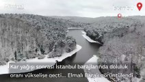 Kar yağışı sonrası İstanbul barajlarında doluluk oranı yükselişe geçti