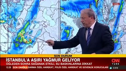 İstanbul'a aşırı yağmur geliyor