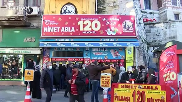 120 milyonluk büyük ikramiye heyecanı başladı rağbet çeyrek bilete