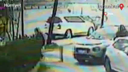 Güpegündüz banka önünde milyonluk vurgun kamerada