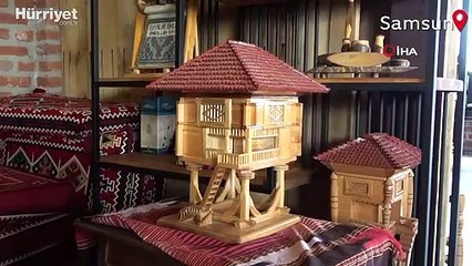 Yamacın başına yaptığı kale ile koronadan korunuyor