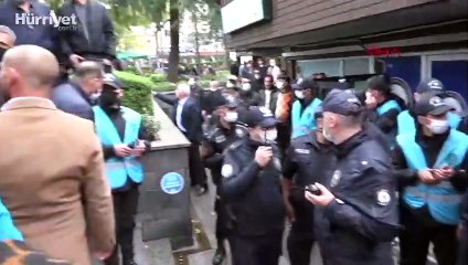 Trabzon'da gerginliği polis önledi