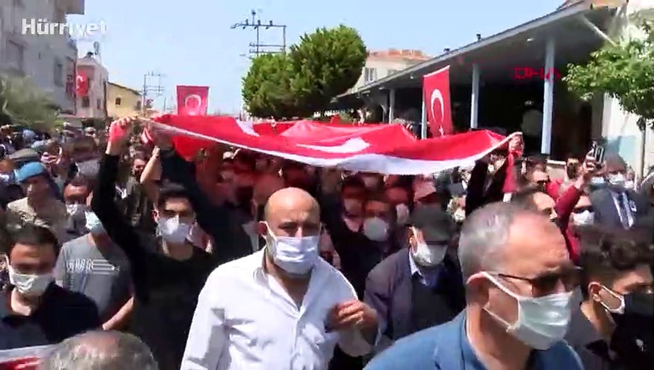 Şehit Piyade Teğmen Mehmet Kıvık, son yolculuğuna uğurlandı