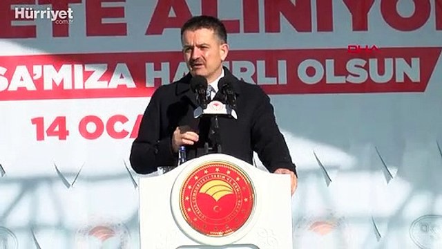 Bakan Pakdemirli: 20 yılda kişi başına düşen su miktarında yüzde 17 azalış bekleniyor