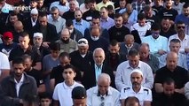 Yüz binden fazla Müslüman bayram namazını Mescid-i Aksa'da kıldı