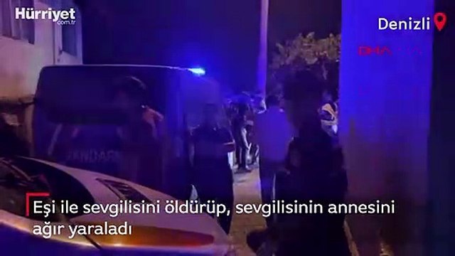 Koca dehşeti: Eşi ile sevgilisini öldürüp, sevgilisinin annesini ağır yaraladı