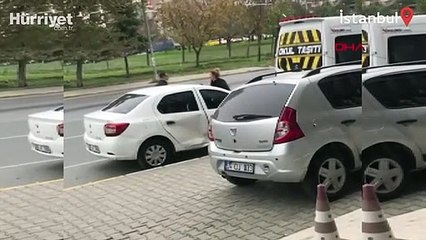 Esenyurt’ta tartıştığı eşinin otomobilini parçaladı