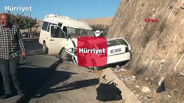 Şanlıurfa'da feci kaza! Kafa kafaya çarpıştılar