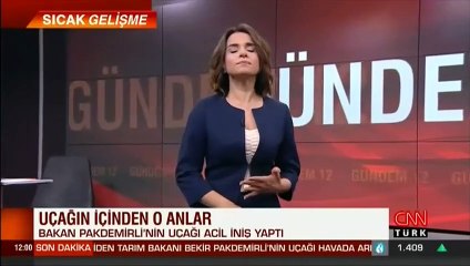 Bakan Pakdemirli'nin uçağı acil iniş yaptı