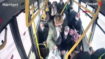 Otobüste fenalaşan yolcuyu sürücü hastaneye yetiştirdi