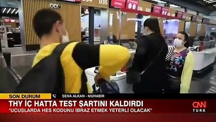 İç hat uçuşlarında PCR test zorunluluğu kaldırıldı