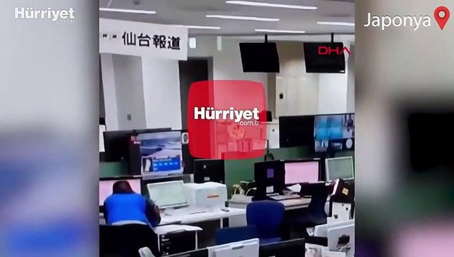 Japonya'da 7.2'lik deprem anı kamerada