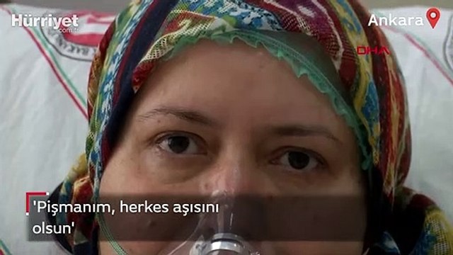 Yoğun bakımdaki aşı karşıtı: Pişmanım, herkes aşısını olsun