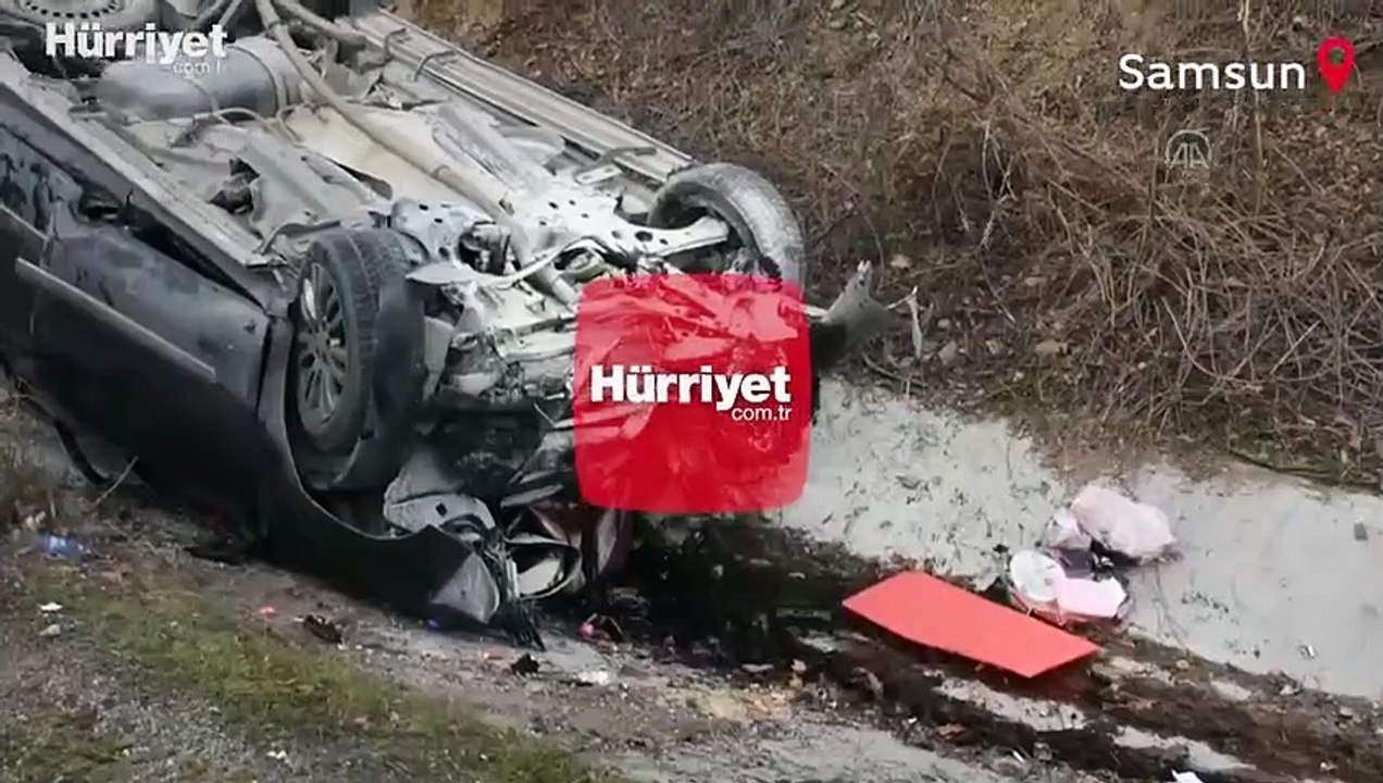 Çocuklarını askeri birliğe teslim eden aile dönüş yolunda kaza geçirdi: 3 ölü