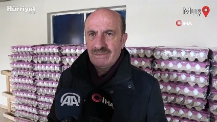 Muş’ta KDV indirimi yumurta üreticisini sevindirdi