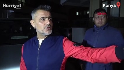 Otomobili çizildiği için tartıştığı site görevlisini öldürdüğü anlar kamerada