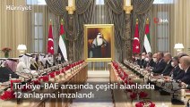 Türkiye-BAE arasında çeşitli alanlarda 12 anlaşma imzalandı