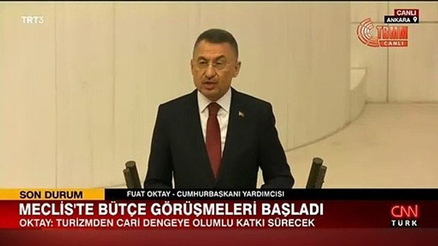 Mecliste Bütçe görüşmeleri... Fuat Oktay: Merkez Bankası rezervleri 126 milyar doları aştı