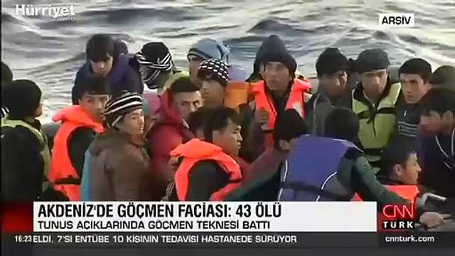 Tunus açıklarında göçmen faciası! Çok sayıda ölü var