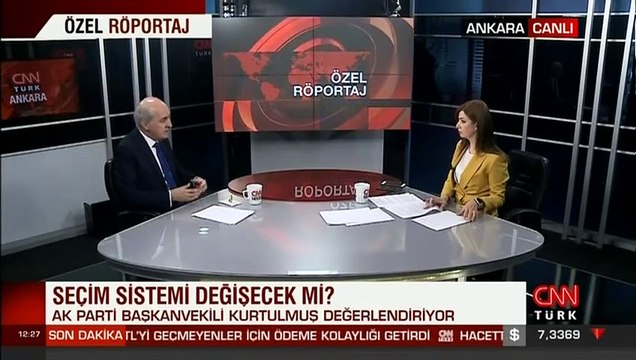 AK Parti Genel Başkanvekili Numan Kurtulmuş'tan CNN Türk'te önemli açıklamalar