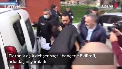 Platonik aşık dehşet saçtı! Hançerle öldürdü, arkadaşını yaraladı