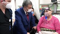 Sağlık Bakanı Fahrettin Koca, sabahın ilk ışıklarına kadar İstanbul’daki hastaneleri ziyaret etti