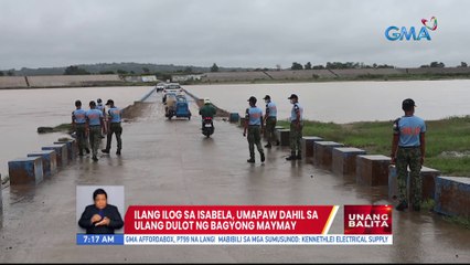Ilang ilog sa Isabela, umapaw dahil sa ulang dulot ng Bagyong Maymay | UB