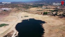 Bodrum'un suyunu karşılayan Mumcular Barajı yüzde 10'luk seviyenin altına düştü