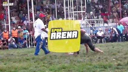 Elmalı'nın başpehlivanı İsmail Balaban oldu