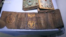 Şanlıurfa'da tarihi işlemeli piton derisi ve dini kitaplar ele geçirildi