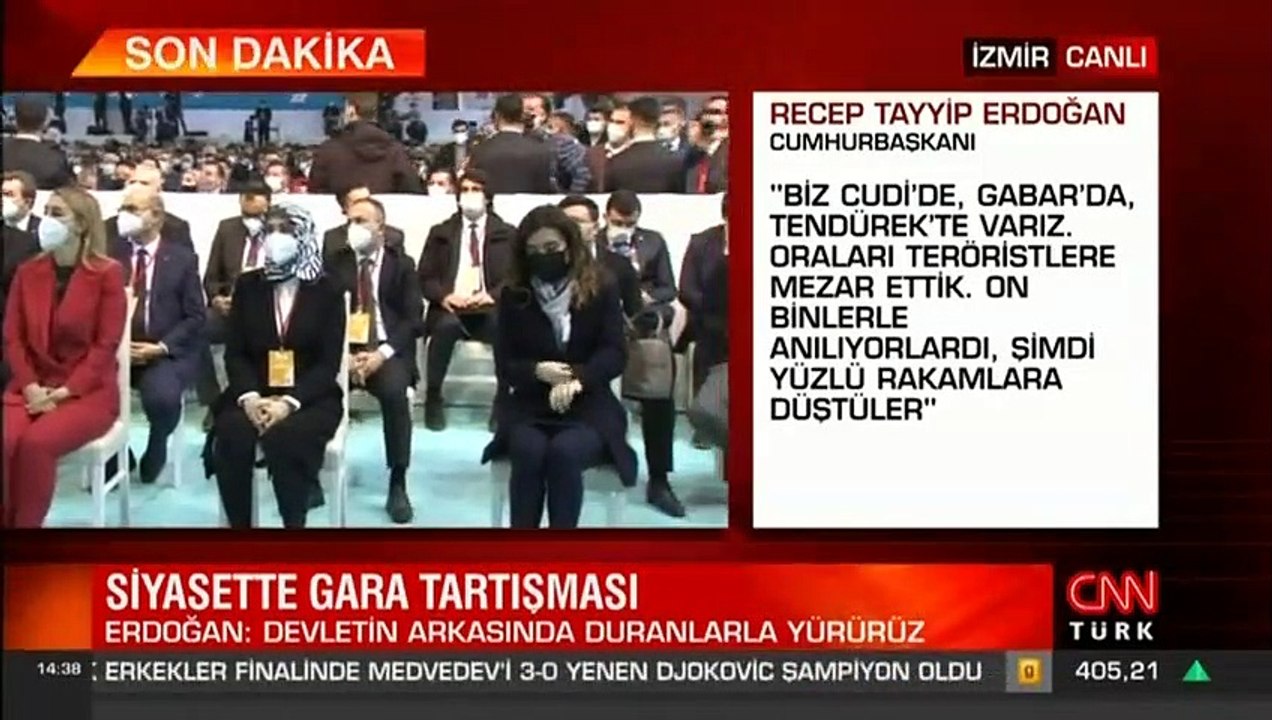 Cumhurbaşkanı Recep Tayyip Erdoğan, AK Parti İzmir 7. Olağan İl Kongresi'nde açıklamalarda bulundu