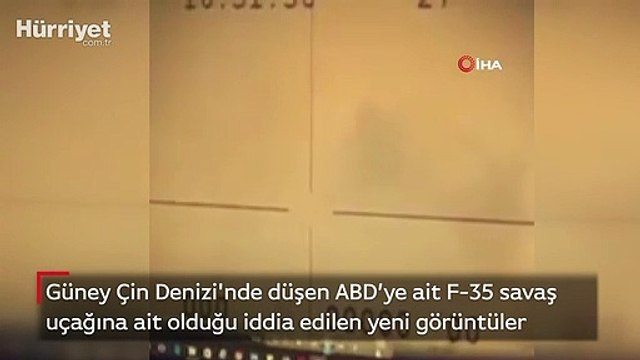 ABD’ye ait F-35 savaş uçağına ait olduğu iddia edilen yeni görüntüler