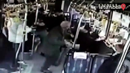 Sarıyer'de İETT şoförüne mermerli saldırı