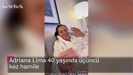 Adriana Lima 40 yaşında üçüncü kez hamile
