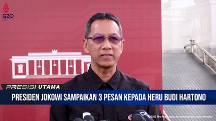 Heru Budi Hartono Samapikan Pesan Presiden Saat Akan Menjabat Sebagai PJ Gubernur DKI Jakarta