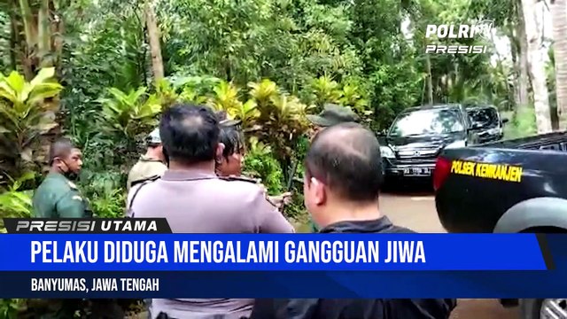 Polsek Kemranjen Polresta Banyumas Amankan Pelaku Pembacokan Petugas Sensus, Pelaku Diduga ODGJ