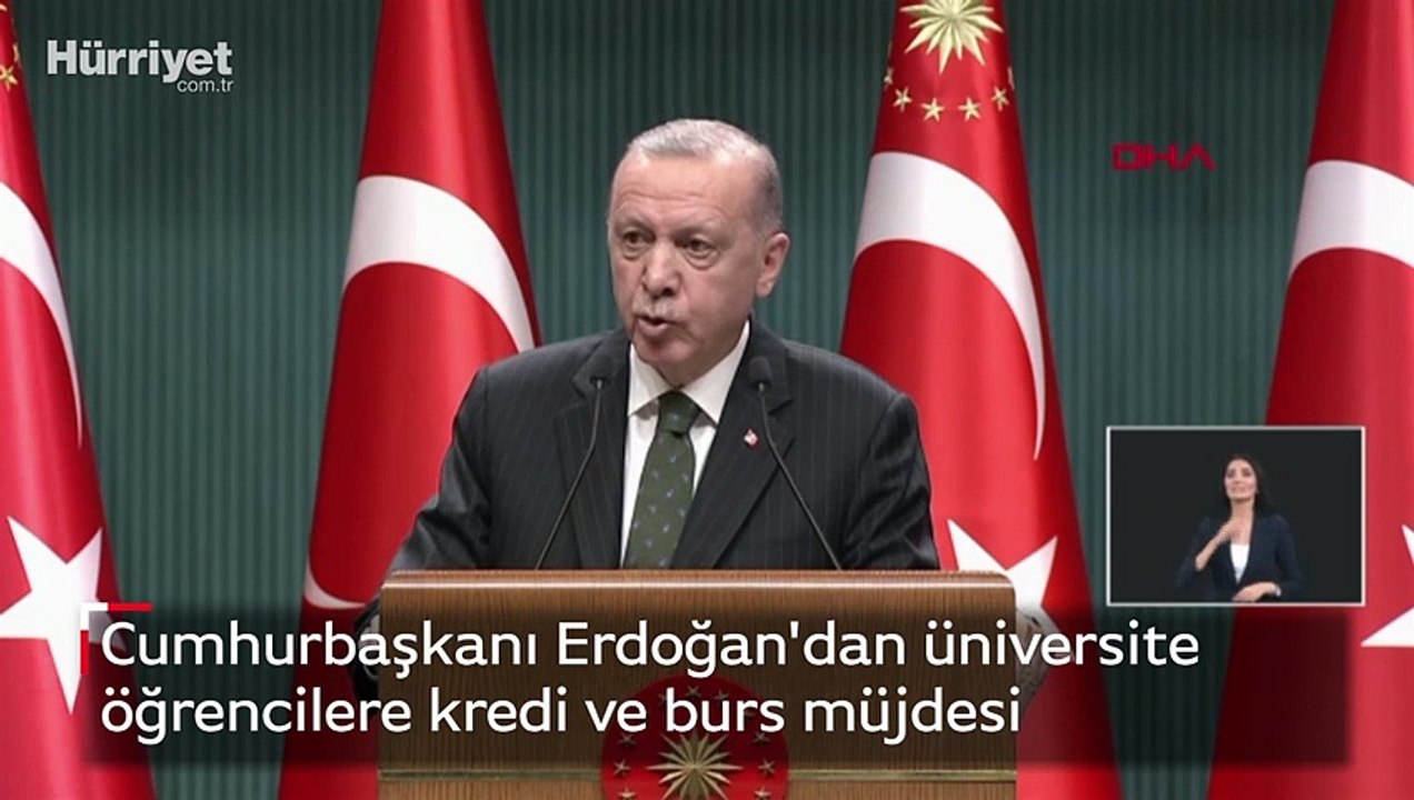 Cumhurbaşkanı Erdoğan'dan üniversite öğrenciler...