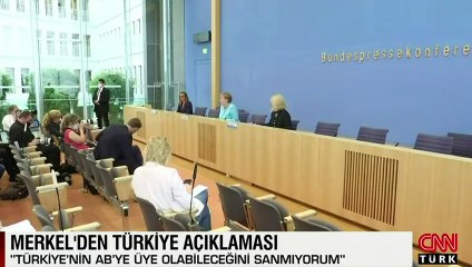 Merkel'den Türkiye açıklaması