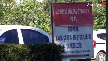Balık restoranında tatlı yiyince 'müşteriye ücretsiz' otoparka 10 lira ödedi
