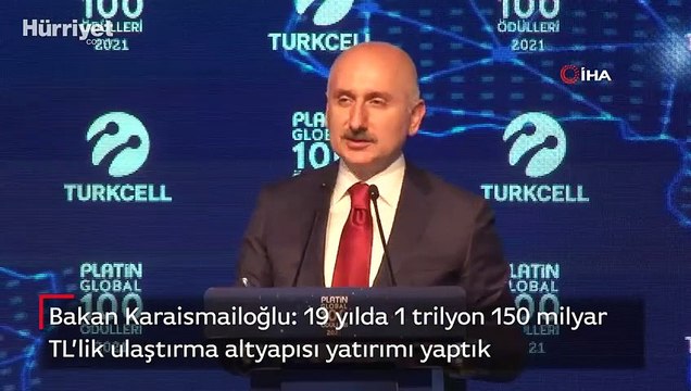 Bakan Karaismailoğlu: 19 yılda 1 trilyon 150 milyar TL’lik ulaştırma altyapısı yatırımı yaptık