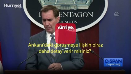 Pentagon Sözcüsü Kirby, Ankara'daki F-35 görüşmesinin oldukça verimli geçtiğini söyledi