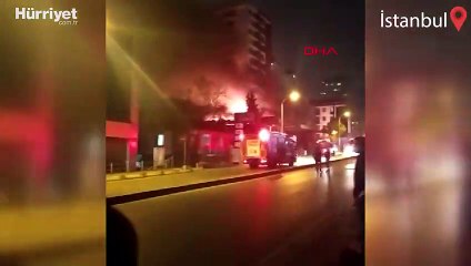 Bağcılar'da fabrika yangını