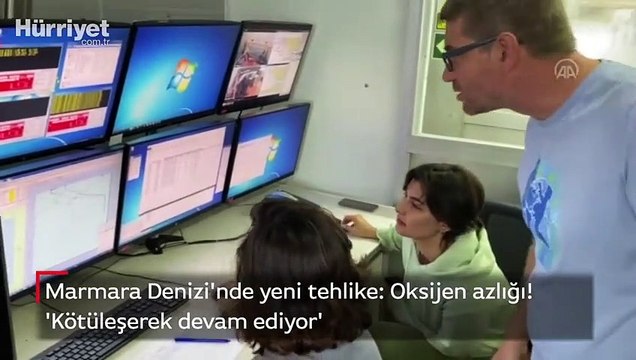 Marmara Denizi'nde yeni tehlike oksijen azlığı