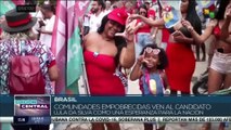 Candidato presidencial Lula da Silva visitó favelas brasileñas